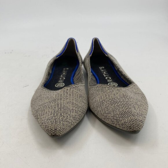 Rothy's Beige Pointed Toe Flats | Size 7.5 for Everyday Elegance - Picture 2 of 7